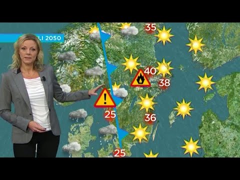 Så här blir vädret - år 2050 - Nyheterna (TV4)