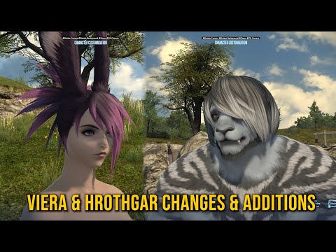 FFXIV: Hrothgar & Viera Changes 6.1