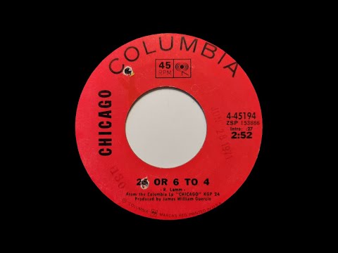 25 or 6 to 4 - Chicago (MONO)