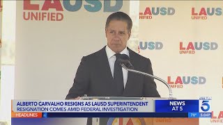 Latest update in LAUSD superintendent resignation