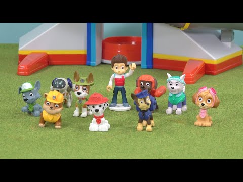 パウ・パトロール ミニフィギュアコレクションで遊んでみたよ！かわいい仲間たちがたくさん♪