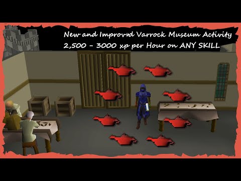 [Level 3 / 10HP] 2500-3000 Slayer xp / Hour Method, Cleaning the Varrock Museum Finds