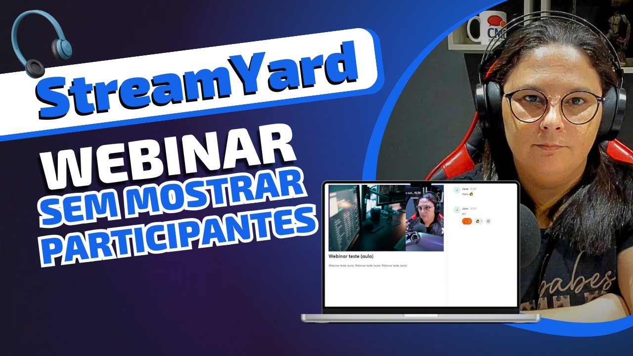 [TUTORIAL] Como usar o StreamYard para fazer webinar sem mostrar participantes (webinario on-air)