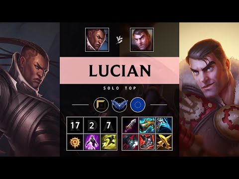 Lucian Top vs Jayce - EUW Diamond Patch 25.21