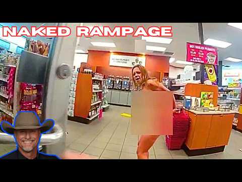Naked Woman Terrorizes Store With a Knife