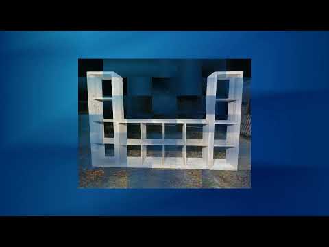 Scaffold Cube Storage Unit compatible with IKEA Kallax unit and other inserts