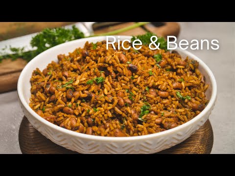 African Style Rice and Beans