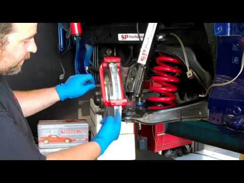 SP Performance Cross Drilled and Slotted Brake Rotors and Pad Installation Video