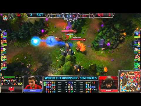 SKT vs. NJS - Semi Final - League of Legends Season 3 Worlds Championship - D1G5