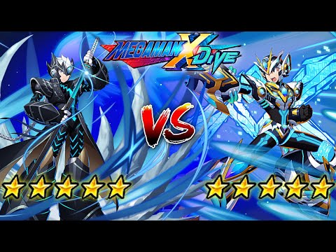 Zero Vergil Trigger 5☆ Vs Next DiVE Armor X 5☆ - Mega Man X DiVE (Mobile Controls PvP)