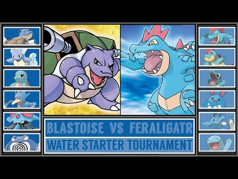 BLASTOISE vs FERALIGATR | Water Starter Pokémon Tournament [Battle #2]