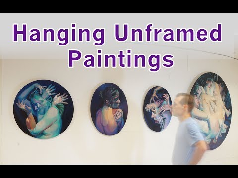 Scott Hutchison   Hanging an Unframed Painting