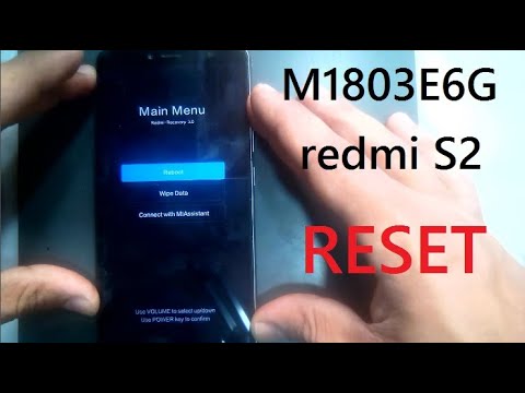 xiaomi redmi S2 M1803E6G hard reset