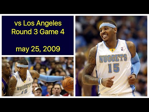 Carmelo Anthony 15 pts vs Los Angeles Lakers Game 4 Highlights (may 25, 2009)
