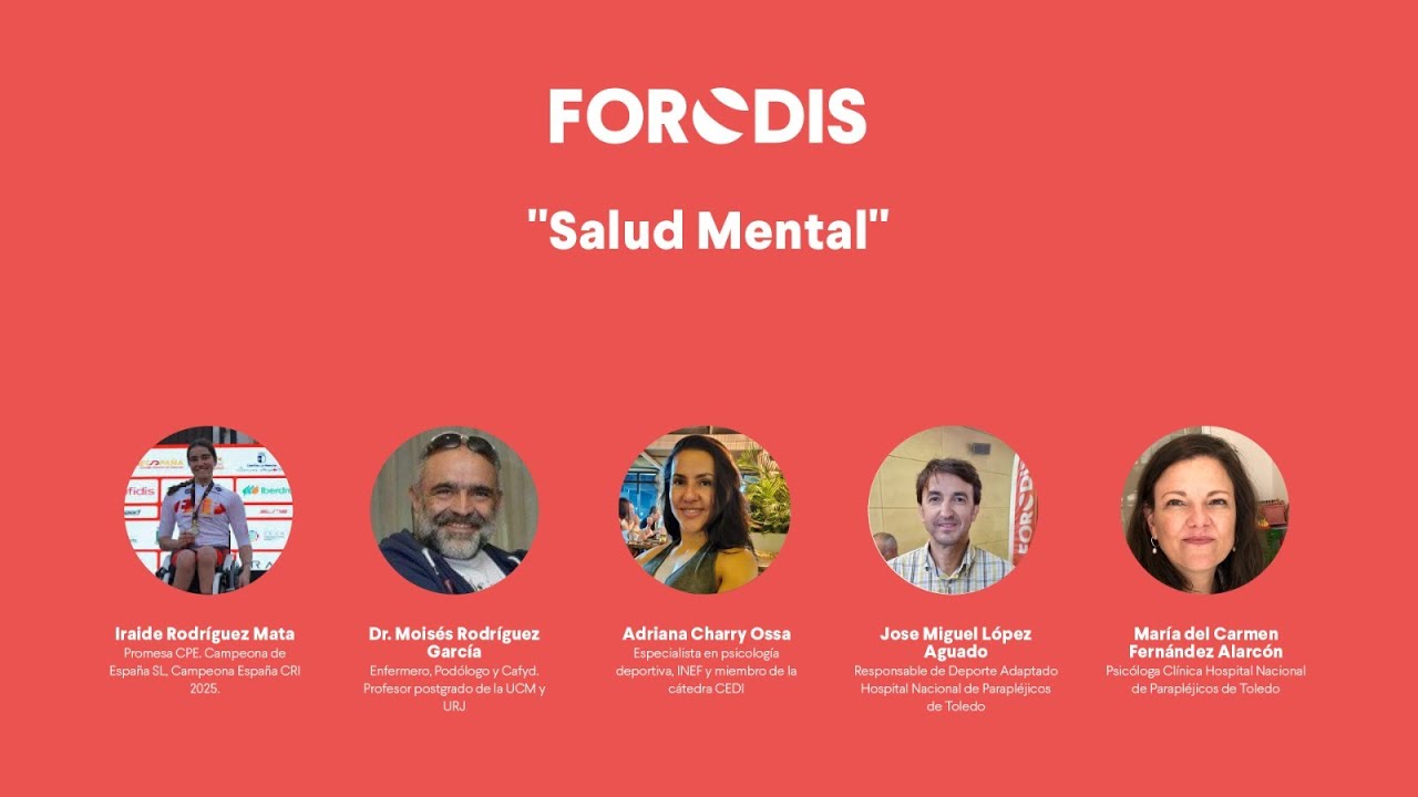 FORODIS | Mesa 13: Salud mental en el deporte para personas con discapacidad