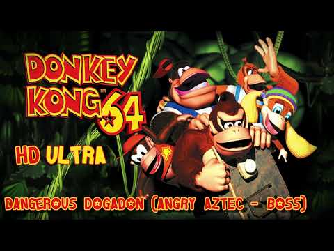 Donkey Kong 64: Dangerous Dogadon (Angry Aztec - Boss) HD
