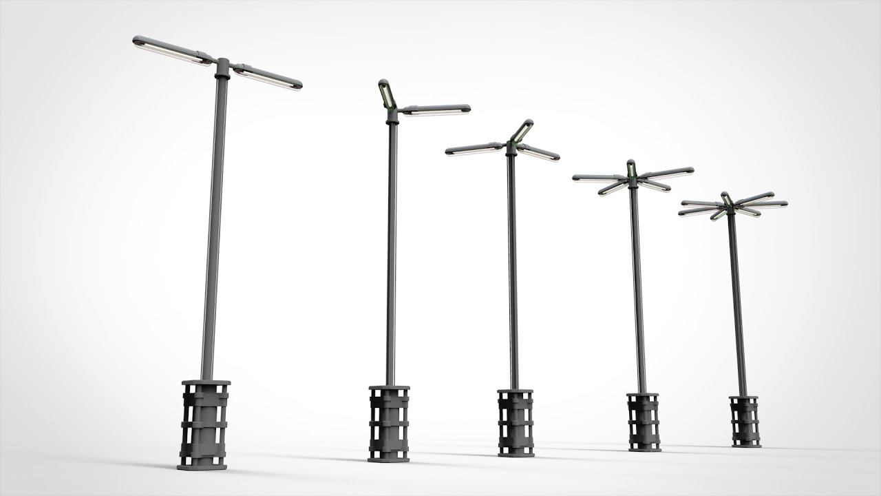 科幻灯光5 3D 模型