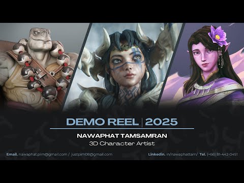 3D Character Artist Demo Reel 2025: Nawaphat Tamsamran