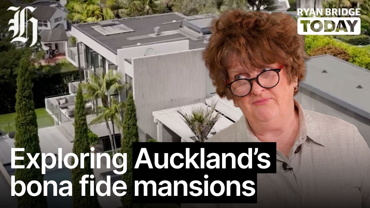 Exploring Auckland's 338 bona fide mansions | Ryan Bridge TODAY
