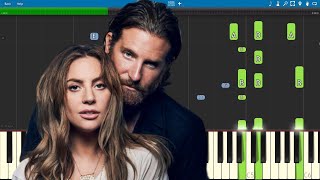 I'll Never Love Again - Piano Tutorial - PIANO ONLY - Lady Gaga & Bradley Cooper - A Star Is Born