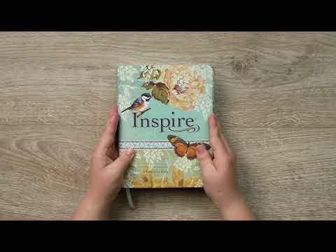 Video Preview for Inspire Bible NLT, Filament Enabled | LeatherLike, Vintage Blue/Cream