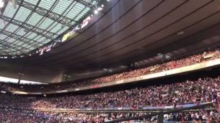 England Fans Sing 'Don't Look Back in Anger