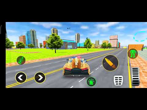 US Police Tiger Robot Game: Police Plane Transport #3/ Android Gameplay