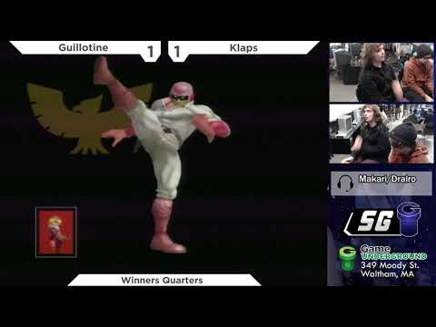 SG 23.4 SSBM - Guillotine (Sheik) vs. Klaps (C. Falcon) - Melee WQF