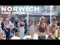 🇬🇧 Norwich City Tour 2023 | Walking Through Norwich Town Centre | England Walk 4K HDR