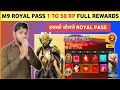 🔥 M9 ROYAL PASS REWARDS  | M9 Royal Pass Leaks - Royal Pass M9