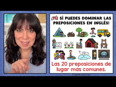 20 preposiciones de lugar en inglés - Lección para principiantes