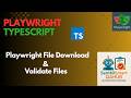 Playwright 12 Playwright File Download Verify Downloaded Files Tutorial With TypeScript