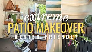 I Turned This Sad Patio into a Dream Outdoor Kitchen (Renter-Friendly!)