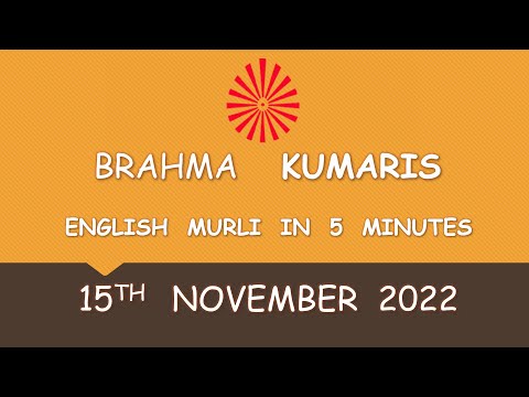 English Murli in 5 Minutes. 15-11-22