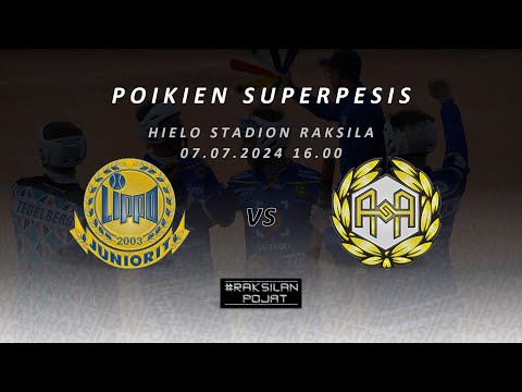 Poikien Superpesis: Oulun Lippo Juniorit vs Alajärven Ankkurit 2 - 1k (4 - 8, 6 - 2, 2 - 1)