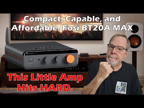 Fosi BT20A MAX This Little Amp Hits HARD. Proof that smart design can outperform its tiny footprint.