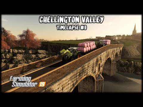 Collecting grass silage bales, fertilising, selling grass silage | Chellington Valley | Timelapse #9