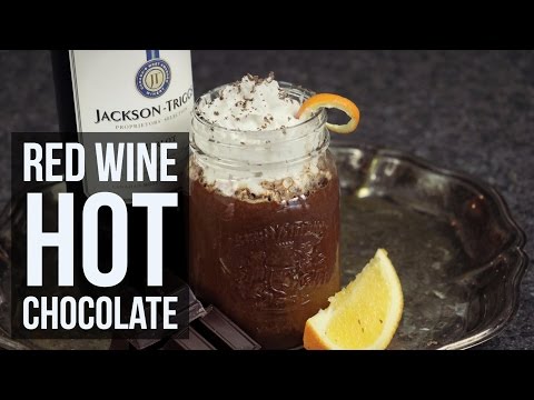 Red Wine Hot Chocolate | Boozy Winter Drink Recipe by Forkly