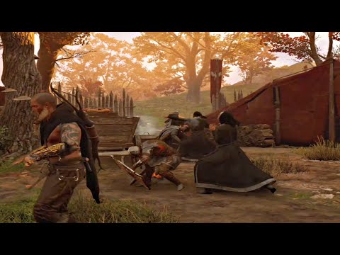 Assassin's Creed Valhalla - Nuns Boxing Vs Soldiers & Beating Up Wolf (Assassin's Creed 2020)