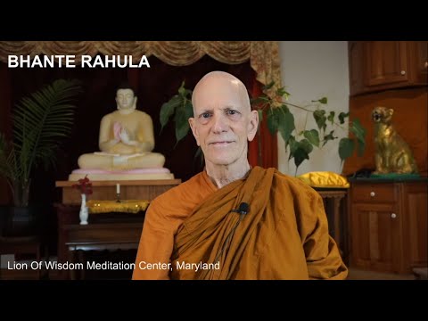 MN 24 Rathavinitha Sutta; The  Relay of Chariots // Bhante Y. Rahula //Sutta Study, QnA & Meditation