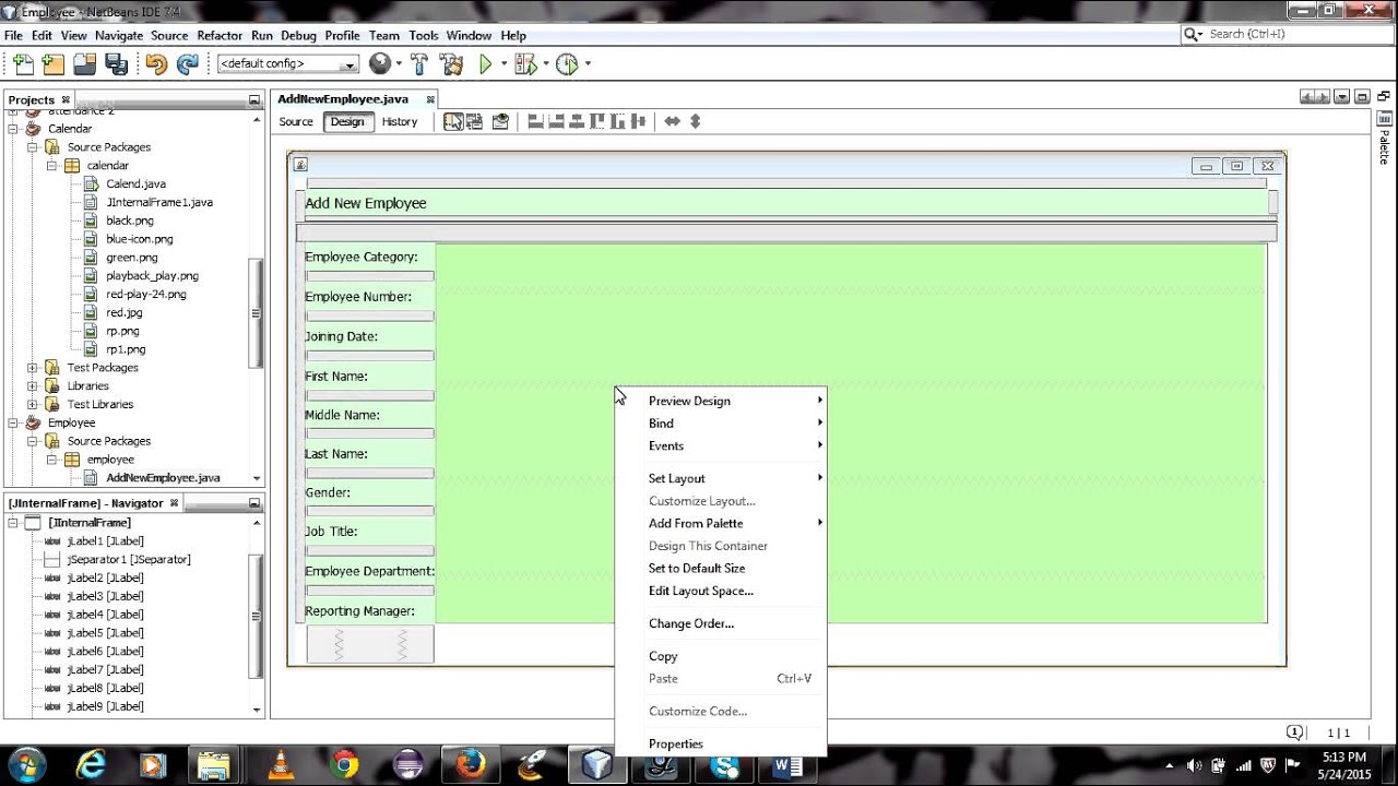 Add JScrollPane in java form [ NO CODING SKILLS REQUIRED]
