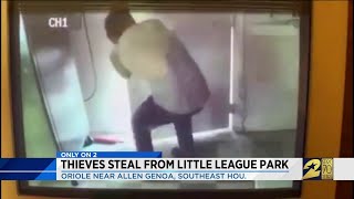 Thieves steal from Little League park