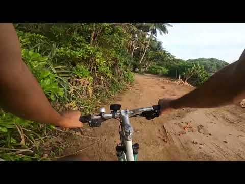 Dickwella to Hiriketiya Bicycle Ride Gopro POV