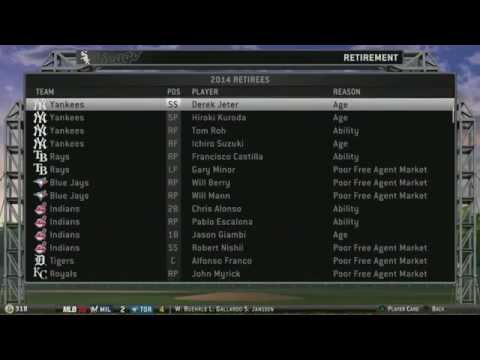 MLB 14 The Show RTTS- Year 1 Offseason (PS4)