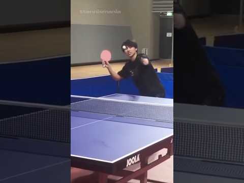 Самая быстрая подача в настольном теннисе 💪🏻🏓 #настольныйтеннис #пингпонг #подача #tabletennis