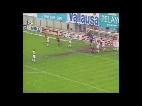Gol de Gustavo Poyet / Rayo Vallecano - Real Zaragoza / 1995/96