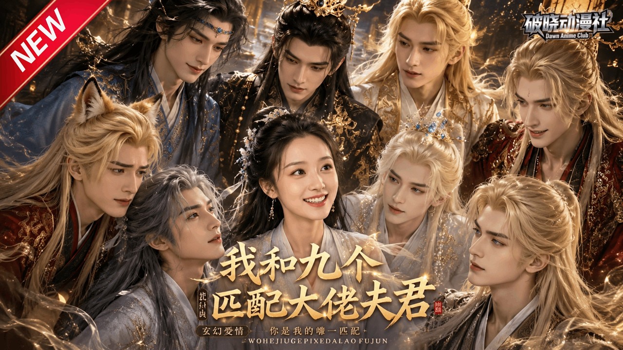 MULTISUB📢新番上线《我和九个匹配大佬夫君》第1~3季丨玄幻开局绑定九位大佬，被轻视后潇洒解绑，全员追悔求复合！#最新漫剧 #破晓动漫社