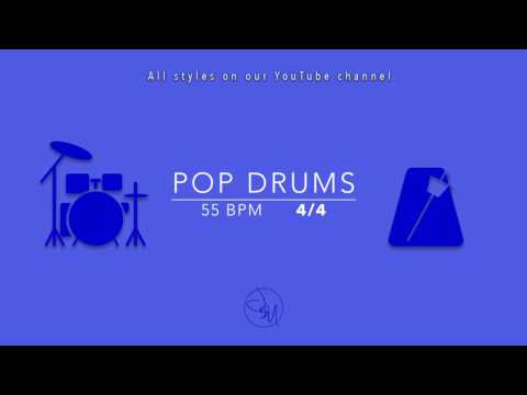 Metronome Pop Drums 55bpm 4/4