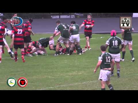 2015 NHRU Round 5 Premier 1 Highlights - Merewether Carlton v Singleton