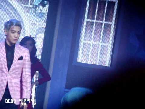 [Fancam] GD - Jibe Kajima Recording @ SBS Inkigayo [110130]